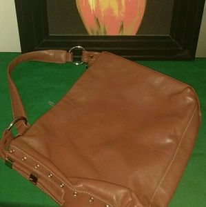 Perlina genuine leather shoulder bag